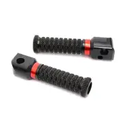 RRING Red Rear Foot Pegs For Ducati Monster Plus / SP 21 22 23 24 -MC
