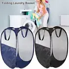 Folding Laundry Basket 75L Collapsible Washing Basket Pop Up Mesh Laundry ☀