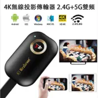 在飛比找Yahoo!奇摩拍賣優惠-【絕不延遲】 四核心4K 5G雙頻無線投影 HDMI電視棒 