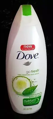 DOVE BODY GO FRESH! BODY WASH CUCUMBER & GREEN TEA SCENT 24 FL. OZ.