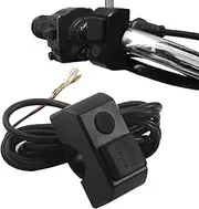 Waterproof USB Adapter - Fast Charging Port for 3A Bike Phone Charging, 12V to 5V USB Converter | Universal Quick Disconnect Charger for e-bike, ATV, Scooter, Outdoor Riding Motorcycle Accessories