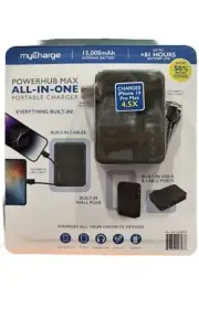 MyCharge PowerHub Max 15,000mAh All in One