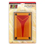LED Autolamps Rear Indicator/Tail/Reflector Light Coloured Lens 12-24V Blister
