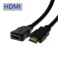 在飛比找森森購物網優惠-HDMI公對母延長線 hdmi轉接-0.3m