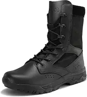 [HANAGAL] Men's Tactical Boots For Men Lightweight Black Military Boots Army Combat Hunting Jungle Hiking Work Boots