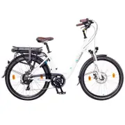 NCM Munich Electric Trekking Bike, E-Bike, 250W-500W, 36V 13Ah 468W [White 26]