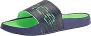 [New Balance] Men's 200 V1 Slide Sandal, Victory Blue/Vibrant Spring/Eclipse, 5