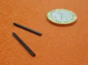 Steel Slotted Roll Spring Pin, 1/16" Dia x 15/16" Length, 100 pcs