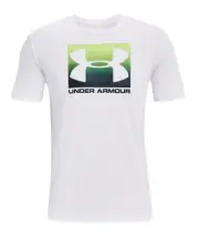 Big & Tall Under Armour Boxed Sportstyle Tee 3XL White Quirky Green XXXL Loose