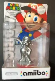 Nintendo Amiibo Figure Super Mario Series / Silver Mario NEW Switch 3DS Wii U
