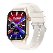 Smart Watch, Infrared Oxygen Monitor, 2.04 inch AMOLED Display, 136 Sports Modes, IP68 Waterproof Fitness Tracker, Compatible with Android and iOS,Beige