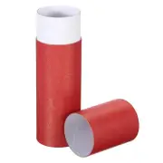 2"x7" Poster Tube, Photo Storage Tube Painting Tubes Mailing Tubes, Red