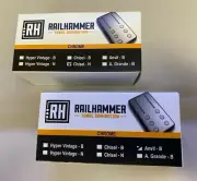 "Hot" Set of 2 Railhammer Humbuckers Chrome Perfect for Heavy Metal & Hard Rock
