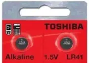 LR41 / AG3 Toshiba 1.5V Alkaline 2 Button Cell Batteries Ships from USA