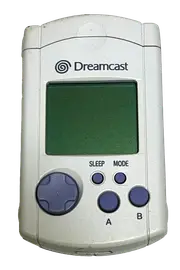 Genuine Sega Dreamcast VMU NTSC PAL - White HKT-7000 (Preowned)