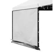 Canopy Sidewalls for 10x10 Tent with Hook and Side Zippers only 1 Piece, White
