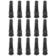 15Pcs PG9 Cable Glands 4-8mm PA66 Nylon Connectors