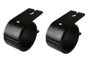 2 X MIDLAND MB63 BLACK 63MM WRAP AROUND BULL BAR UHF ANTENNA BRACKET