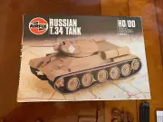 AirFix HO/OO Scale WWII Russian T.34 Model Tank series 1 Plastic Kit NIOB