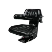 Black Waffle Suspension Seat Fits Massey Ferguson Tractor 30E 40E 50E 390 398 39