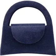 Nina Vixen Crystal Embellished Handbag in Navy at Nordstrom One Size