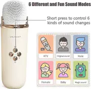 Karaoke Machine For Kids,portable Bluetooth Speaker With Wireless Microphone,mini Karaoke Machine,10 Year Old Girl Gift Ideas,portable Bluetooth Speak