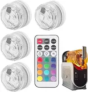 Waterproof Submersible LED Lights - Commercial Submersible Lighting | Outdoor Underwater LED Lights With Wireless Remote Control, Reusable High Lumen Submersible Lights For Birthday