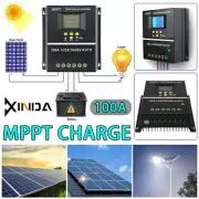 100A 12V MPPT 48V 24V 80A LCD 60A Charge Controller Solar 36V 4000W PV Regulador
