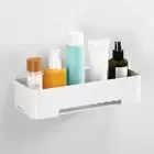 Bathroom Shelf Adhesive Shower Caddy Tile Wall Stick on Shower Shelf No Drillin