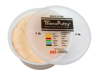 Cando Theraputty Standard Hand Exercise Putty - 1 lb - Tan - XX-Soft