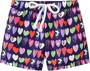 [Ikevan] Toddler Boys Girls Cartoon Floral Printed Sport Shorts Kids Beach Shorts Toddler Summer Shorts Baby Girl