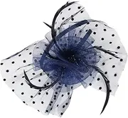 [Holibanna] Vintage Lace Fascinator Hat Mesh Headband Elegant Party Accessory for Weddings Halloween and Special Events Design