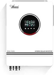 10.2KW Solar Hybrid Inverter All-in-One, 48V DC to 220V-230V AC On/Off Grid Pure Sine Wave Solar Inverter with 160A MPPT Charge Controller for Home Appliances, Work with Lead Acid & Lithium Battery