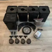 Deep Water Culture (DWC) Hydroponic 5 Gallon Square Bucket Grow Kit System