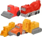 LABRIMP 5pcs Construction Set Micro Excavators and Engineering Vehicles for Creative DIY Landscaping Models for Road Construction and Imaginative Decor