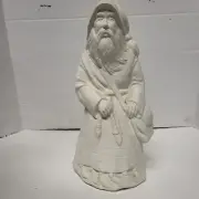Santa with Pinata 11" Ceramic Bisque, Ready to Paint Old World Santa Clause