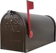 Fonowx Mailbox Standard Mail Box Medium Capacity Heavy Duty Post Mounted Drop Box for Outside
