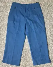 New Womens IZOD Golf Microfiber Pants Size 2 Light Baby Blue NWT