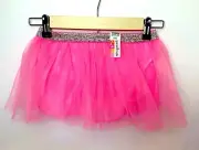 Toddler Girls 24 Months Pink Tutu Skirt W/ Attached Bloomers Sparkly Waistband