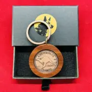 2005 Australian Jarrah Penny Keyring 20th Birthday Gift Box Anniversary Present