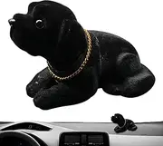 DUDOK Dog Dashboard Ornament | Labrador Bobblehead Decoration - Car Dashboard Decoration, Resin Bobble Head Toy, Cute Puppy Figurine for Desk, Car, Tabletop