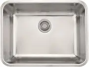 [FRANKE] GDX11023 Grande 24 3/4" x 18 3/4" x 9" 18 Gauge Undermount Single Bowl Stainless Steel Kitchen Sink