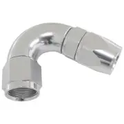 Aeroflow 570 Series One-Piece Full Flow 120° Hose End -8AN, AF574-08DS
