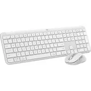 Logitech MK950 Slim Wireless Keyboard and Mouse Combo (White)