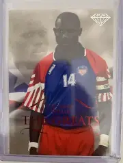 George Weah Futera Unique 2011 Ruby Card P184 Liberia AC Milan PSG /450