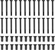 TEHAUX 60pcs Computer Case Fan Screws Cooling Fans Mount Screws Set Carbon Steel for Computer Chassis