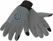FOCO Indianapolis Colts Color Texting Gloves, Team Color, One size