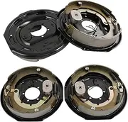 12" x 2" Electric Trailer Brake Assembly 2 Sets Replacement For 5200lbs 6000lbs 7000lbs Trailer Axles Driver's and Passenger's Side Trailer Brakes 023-181-00 023-180-00 Electric and Hydraulic Brake