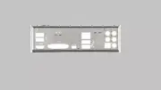 Supermicro MCP-260-00067-0N IO Shield I/O Shield EMI Gasket For 2U+ Chassis