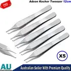 Adson Kocher Tweezer 12cm X5 Dressing Thumb Tissue Forceps Toothed Tweezers New